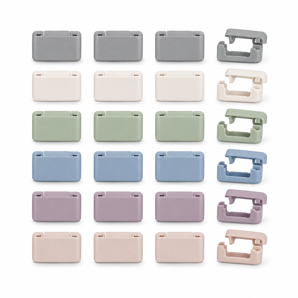Reusable Clip-On Cable Identification Labels - 24 Pack