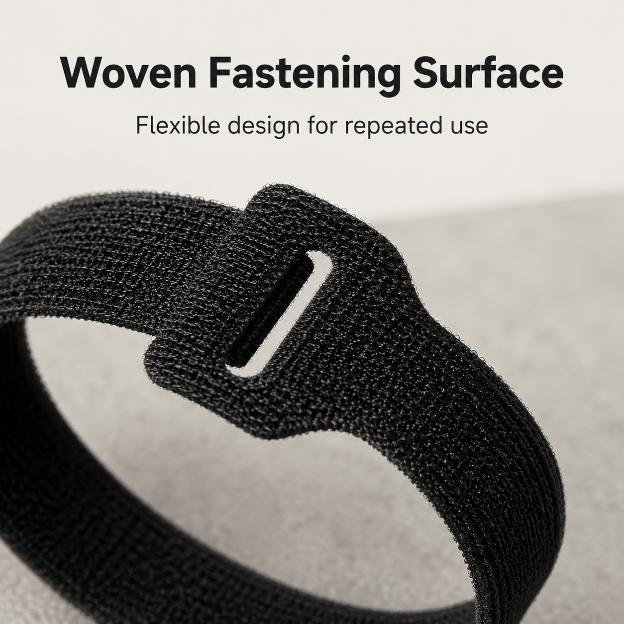 Reusable Hook-and-Loop Cable Tie Set - 20 Pack