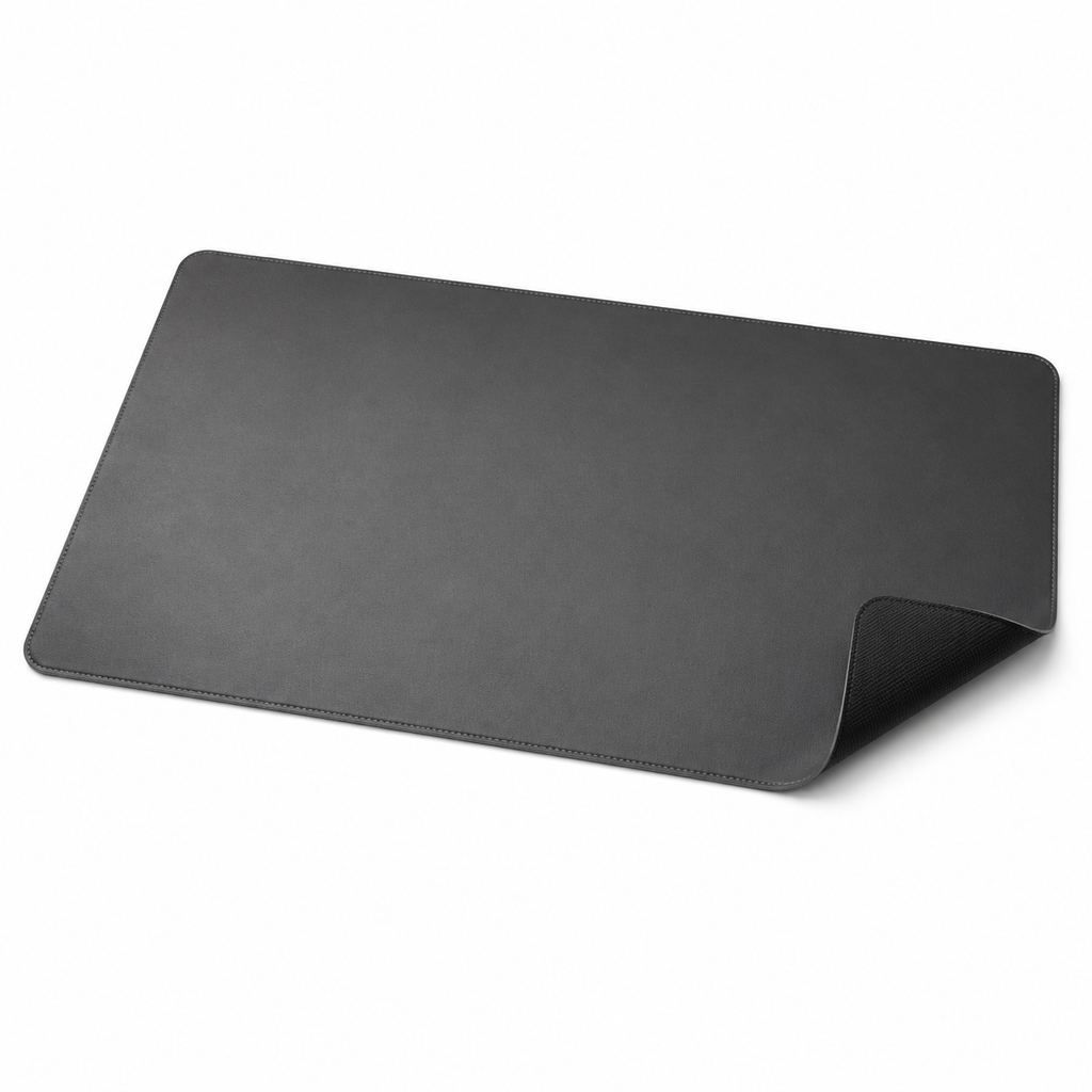 Large Non-Slip Office Desk Mat - Charcoal Grey