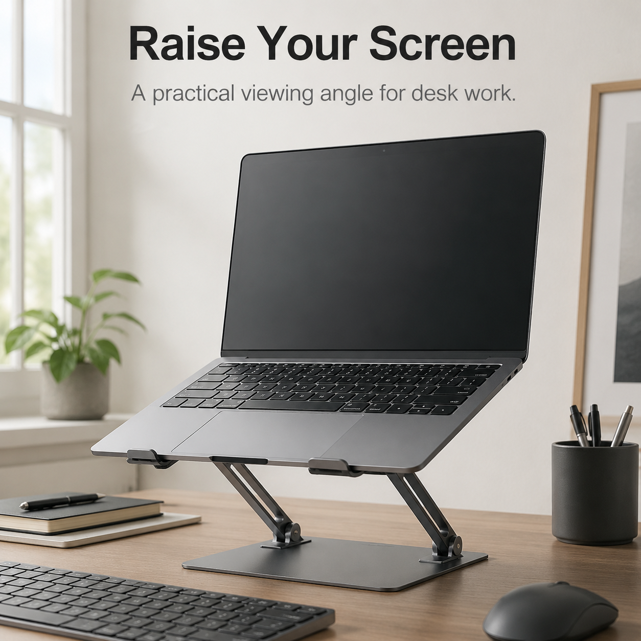 Foldable Adjustable Aluminium Laptop Stand