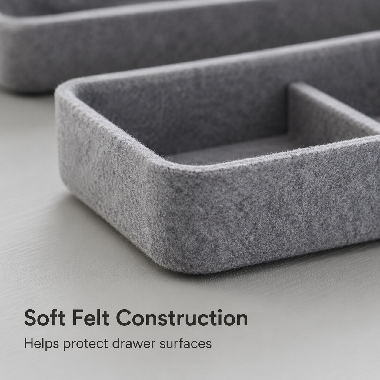 Felt Desk Drawer Organiser Set