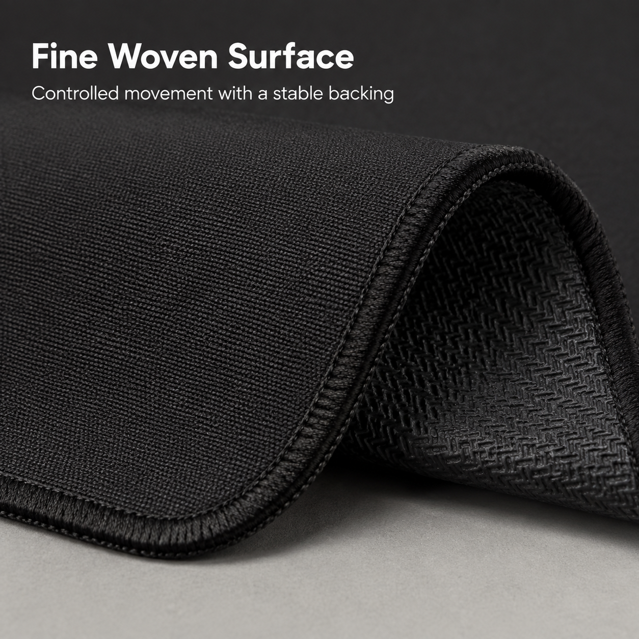Large Non-Slip Mouse Mat - Black