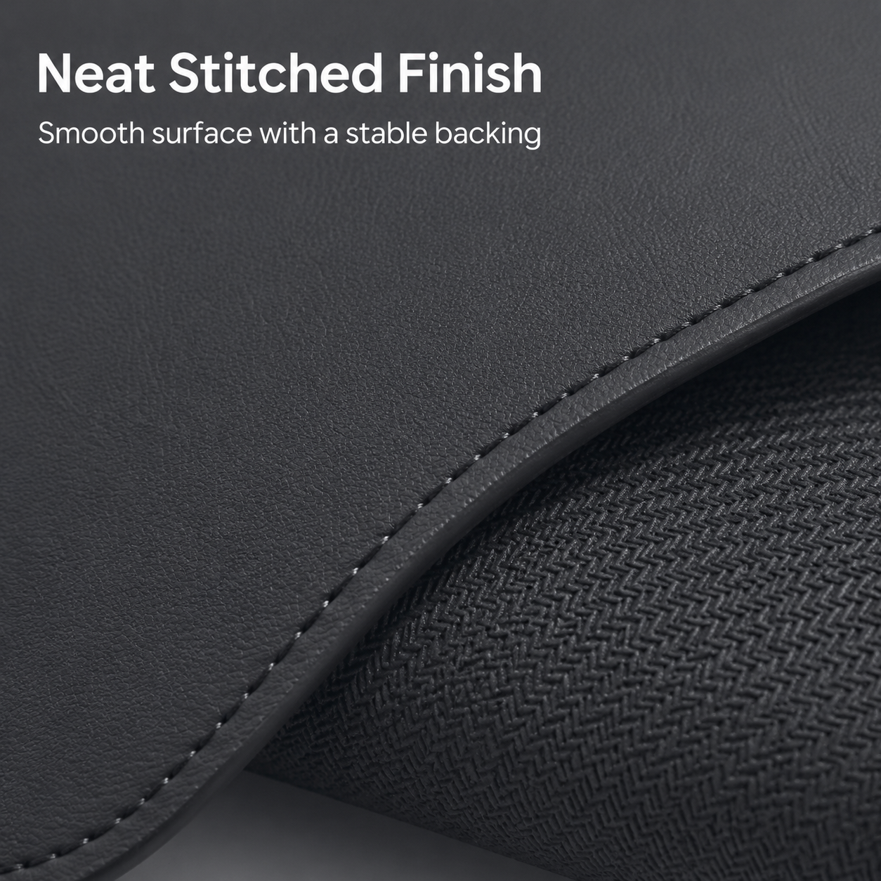 Large Non-Slip Office Desk Mat - Charcoal Grey